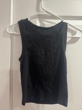 Forever 21 Black Ribbed Tank Top
